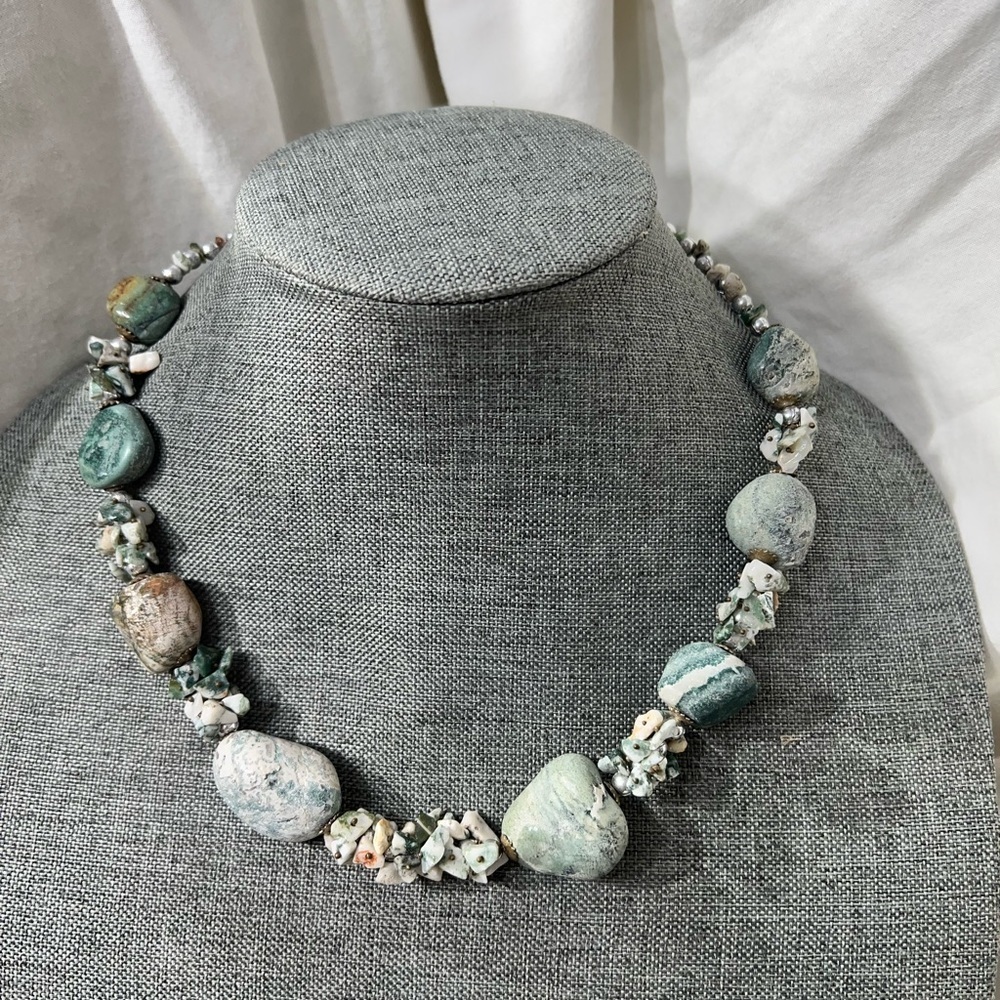 Natural Stones Tree Agate Different Shapes with Agate Chips Stones☑️